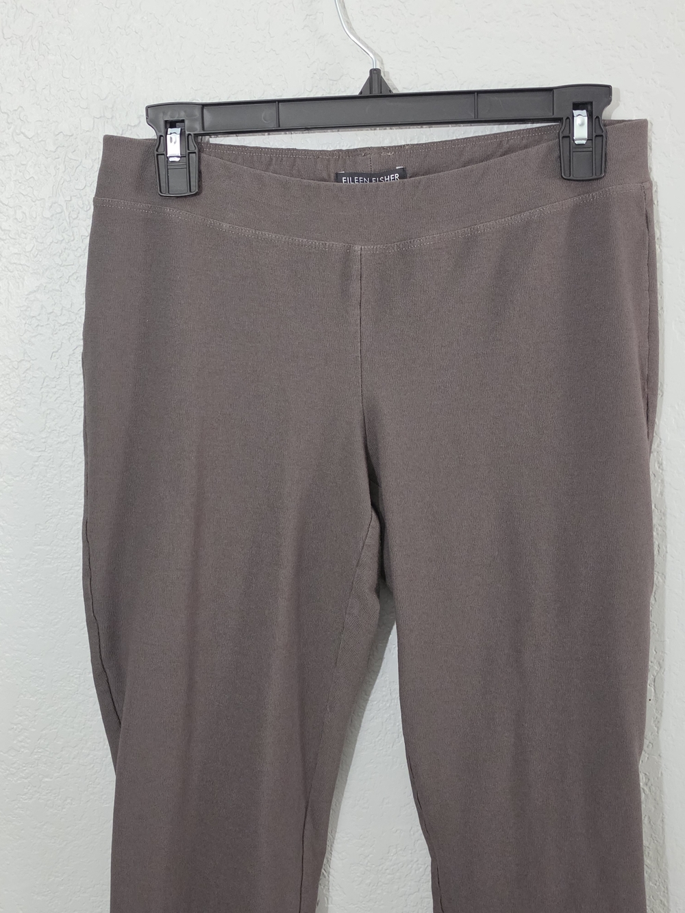 Eileen Fisher Washable Stretch Crepe Slim Pants Seaweed Straight-Leg Womens XS - Picture 5 of 11